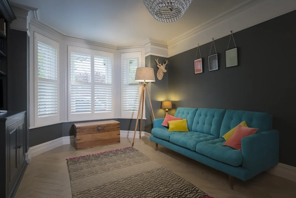 Splay Bay Windoe Shutters in Winchester Installed By The Great Shutter Co.